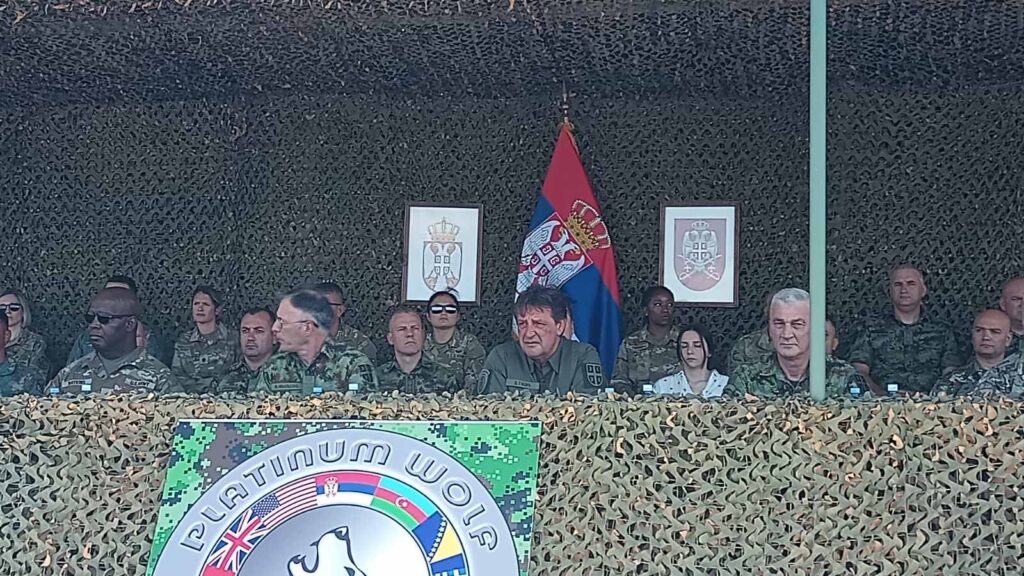 Министар Гашић на вежби „Платинасти вук 25“