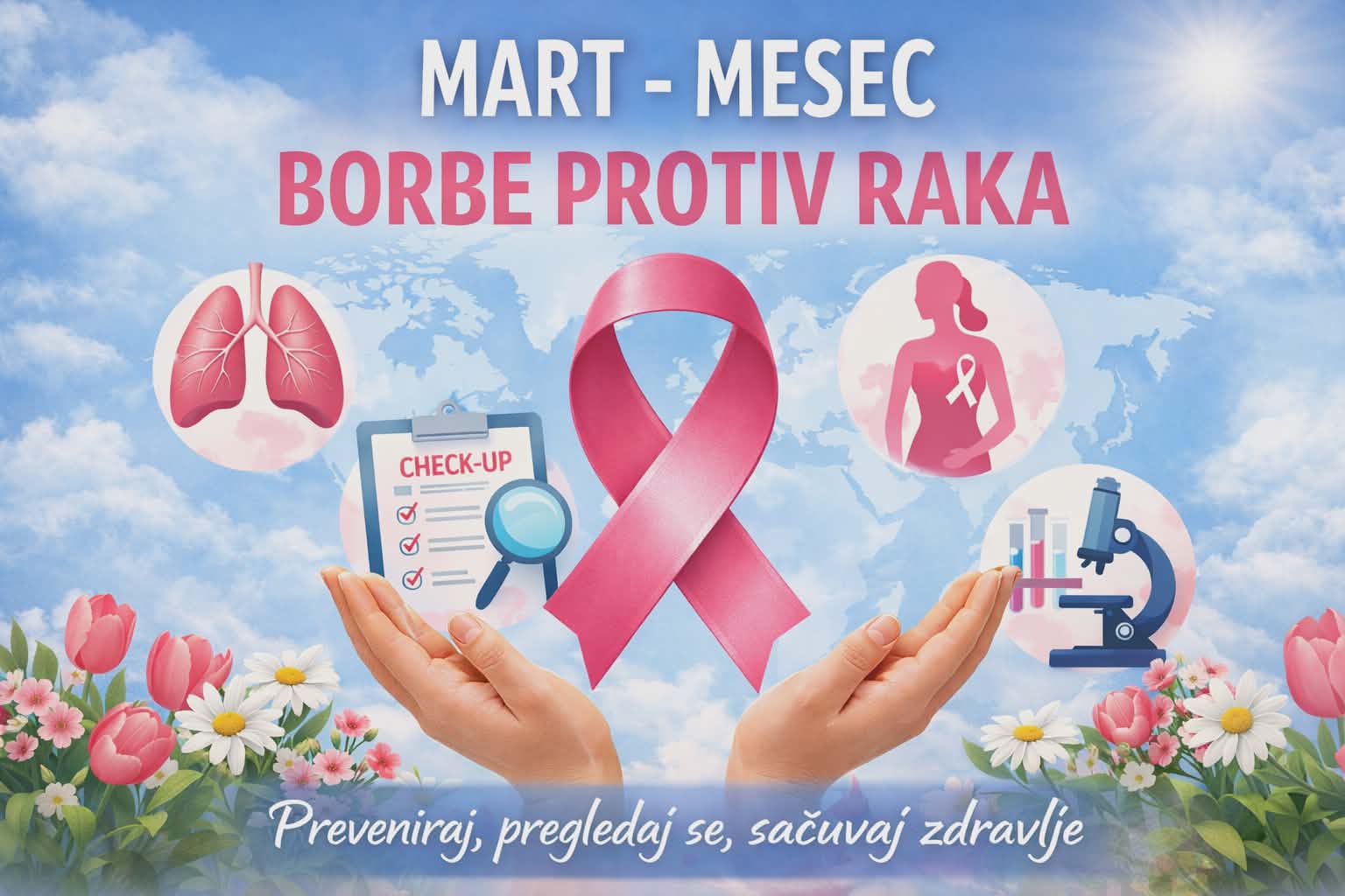 Март – месец посвећен борби против рака