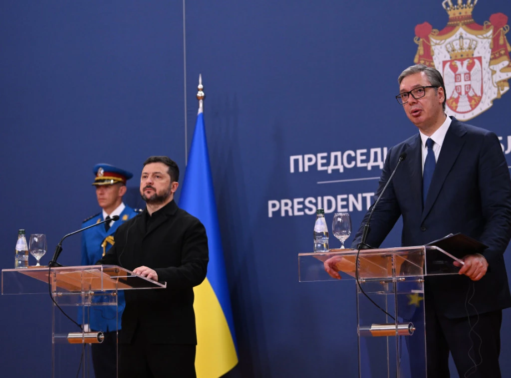 Зеленски:Са Вучићем о билатералној сарадњи,енергетици и споразуму о слободној трговини