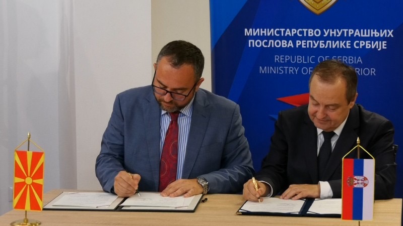 Дачић и Тошковски потписали Протокол министарстава о саобраћајној граничној сарадњи