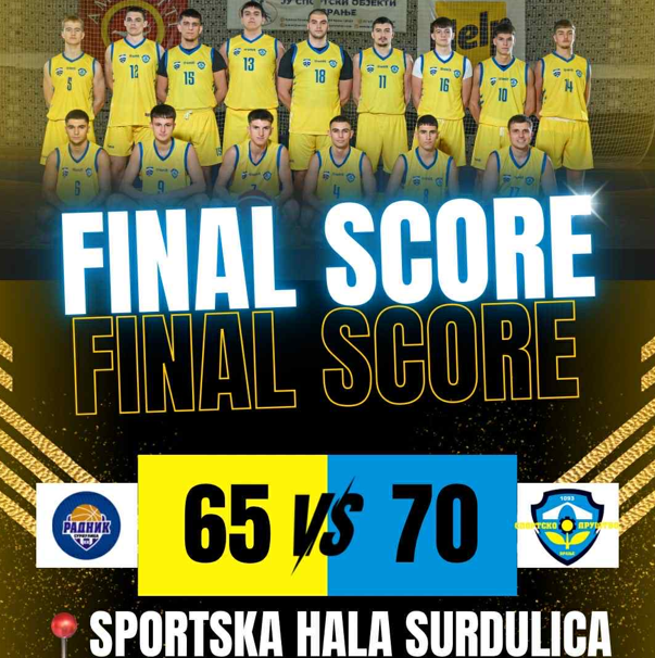 Трећа победа јуниорске селекције КК СД “Врање 1093“ у Сурдулици